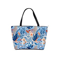 Berries Foliage Seasons Branches Seamless Background Nature Classic Shoulder Handbag