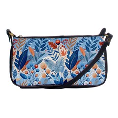 Berries Foliage Seasons Branches Seamless Background Nature Shoulder Clutch Bag