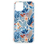 Berries Foliage Seasons Branches Seamless Background Nature iPhone 12 Pro max TPU UV Print Case Front