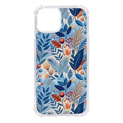 Berries Foliage Seasons Branches Seamless Background Nature Iphone 14 Tpu Uv Print Case