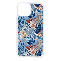 Berries Foliage Seasons Branches Seamless Background Nature Iphone 13 Mini Tpu Uv Print Case