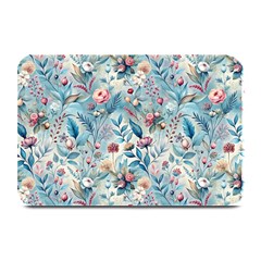 Floral Background Wallpaper Flowers Bouquet Leaves Herbarium Seamless Flora Bloom Plate Mats