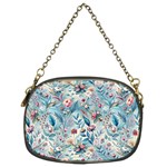 Floral Background Wallpaper Flowers Bouquet Leaves Herbarium Seamless Flora Bloom Chain Purse (Two Sides) Back