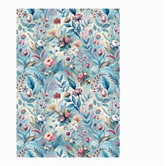 Floral Background Wallpaper Flowers Bouquet Leaves Herbarium Seamless Flora Bloom Small Garden Flag (two Sides)