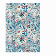 Floral Background Wallpaper Flowers Bouquet Leaves Herbarium Seamless Flora Bloom Large Garden Flag (two Sides)