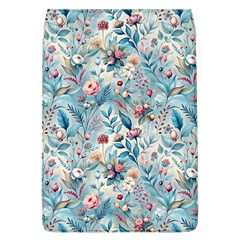 Floral Background Wallpaper Flowers Bouquet Leaves Herbarium Seamless Flora Bloom Removable Flap Cover (l)