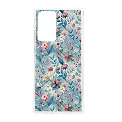 Floral Background Wallpaper Flowers Bouquet Leaves Herbarium Seamless Flora Bloom Samsung Galaxy Note 20 Ultra Tpu Uv Case by Maspions