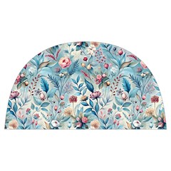 Floral Background Wallpaper Flowers Bouquet Leaves Herbarium Seamless Flora Bloom Anti Scalding Pot Cap by Maspions