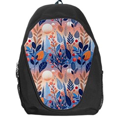 Seasons Foliage Branches Berries Seamless Background Texture Nature Backpack Bag