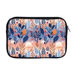 Seasons Foliage Branches Berries Seamless Background Texture Nature Apple Macbook Pro 17  Zipper Case