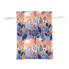 Seasons Foliage Branches Berries Seamless Background Texture Nature Lightweight Drawstring Pouch (m)