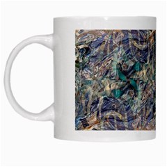 Alfabeto White Mug by kaleidomarblingart