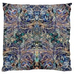 Alfabeto Large Premium Plush Fleece Cushion Case (two Sides) by kaleidomarblingart