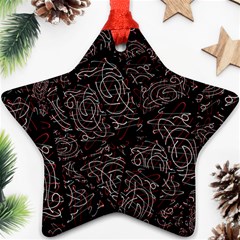 Fusionvibrance Abstract Design Ornament (star) by dflcprintsclothing