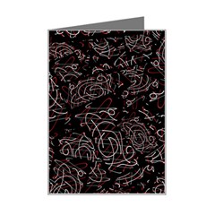 Fusionvibrance Abstract Design Mini Greeting Card by dflcprintsclothing