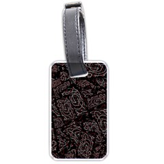 Fusionvibrance Abstract Design Luggage Tag (one Side)