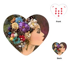 Garden Princess Playing Cards Single Design (heart) by CKArtCreations