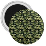 Camouflage pattern 3  Magnets Front