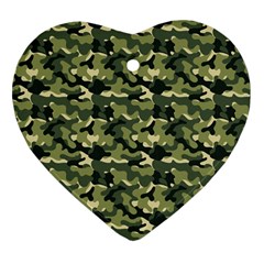 Camouflage Pattern Ornament (heart)