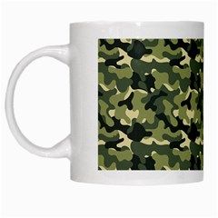 Camouflage Pattern White Mug by goljakoff