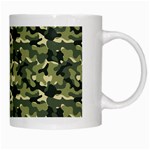 Camouflage pattern White Mug Right