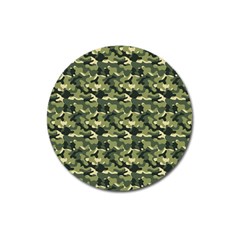 Camouflage Pattern Magnet 3  (round) by goljakoff