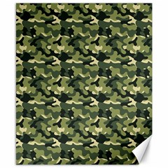 Camouflage Pattern Canvas 8  X 10  by goljakoff