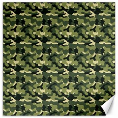 Camouflage Pattern Canvas 12  X 12  by goljakoff