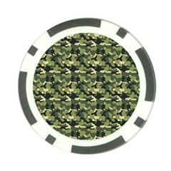 Camouflage Pattern Poker Chip Card Guard by goljakoff