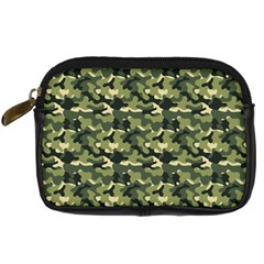 Camouflage Pattern Digital Camera Leather Case by goljakoff