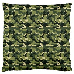 Camouflage Pattern Large Cushion Case (one Side) by goljakoff