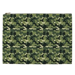 Camouflage Pattern Cosmetic Bag (xxl) by goljakoff