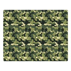 Camouflage Pattern Two Sides Premium Plush Fleece Blanket (large) by goljakoff