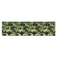 Camouflage Pattern Oblong Satin Scarf (16  X 60 ) by goljakoff