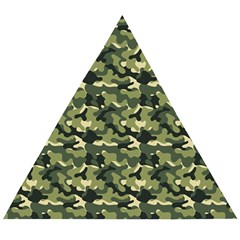 Camouflage Pattern Wooden Puzzle Triangle by goljakoff