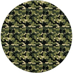 Camouflage Pattern Uv Print Round Tile Coaster