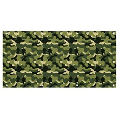 Camouflage Pattern Banner And Sign 8  X 4  by goljakoff