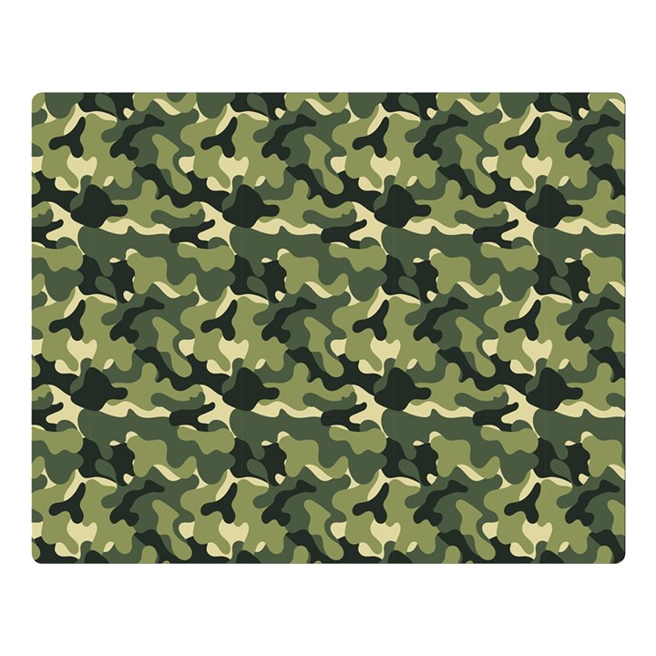 Camouflage pattern Premium Plush Fleece Blanket (Large)