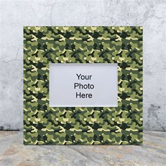 Camouflage Pattern White Box Photo Frame 4  X 6  by goljakoff