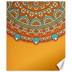 Mandala Orange Canvas 20  X 24  by goljakoff