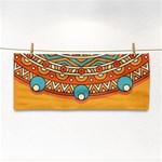 Mandala orange Hand Towel Front