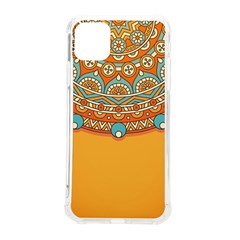 Mandala Orange Iphone 11 Pro Max 6 5 Inch Tpu Uv Print Case by goljakoff