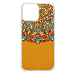 Mandala Orange Iphone 13 Pro Max Tpu Uv Print Case by goljakoff