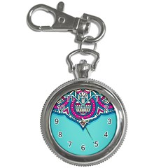 Mandala Blue Key Chain Watches by goljakoff