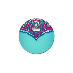 Mandala Blue Golf Ball Marker (4 Pack) by goljakoff