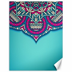 Mandala Blue Canvas 12  X 16  by goljakoff