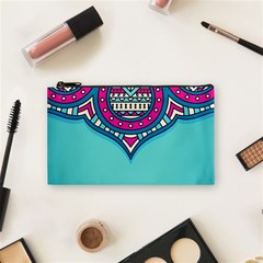 Mandala Blue Cosmetic Bag (small) by goljakoff