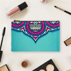 Mandala Blue Cosmetic Bag (medium) by goljakoff