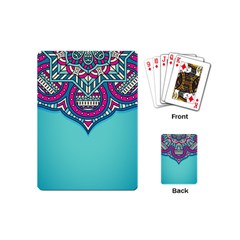 Mandala Blue Playing Cards Single Design (mini)