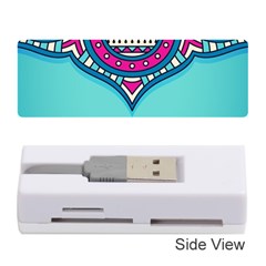 Mandala Blue Memory Card Reader (stick) by goljakoff